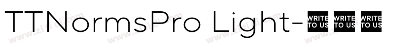 TTNormsPro Light字体转换
